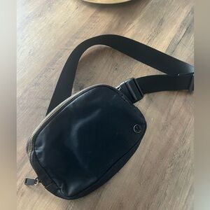 Black Nylon Crossbody Bag